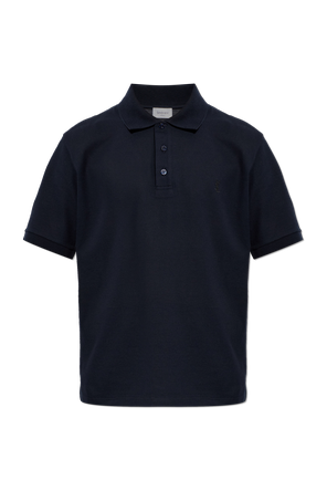 Polo with embroidered logo