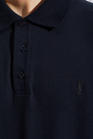 Saint Laurent Polo with embroidered logo