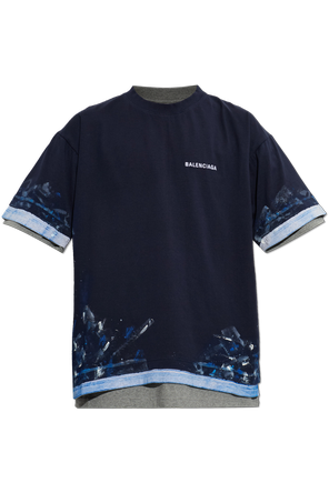T-shirt with Embroidered Logo