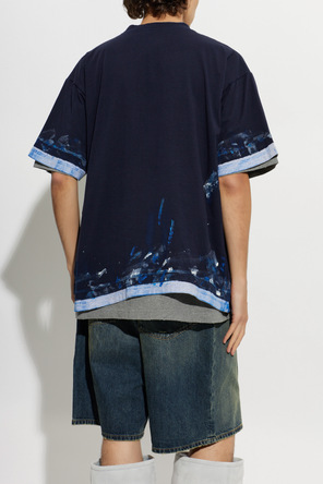Balenciaga T-shirt with Embroidered Logo