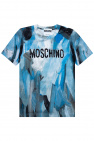 Moschino New Look T-Shirt mit Rundhalsausschnitt in Braun