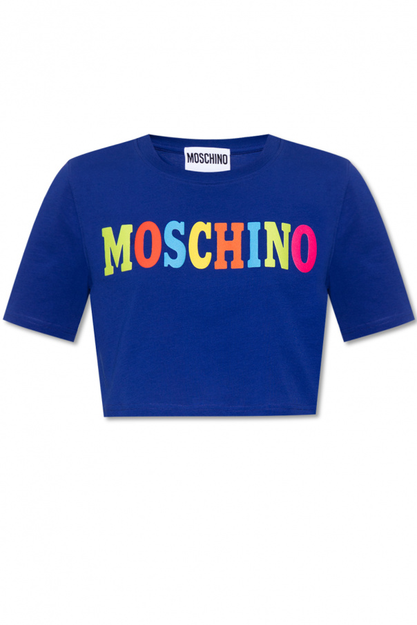 Moschino Sun 68 Hoodie mit Logo-Print Blau