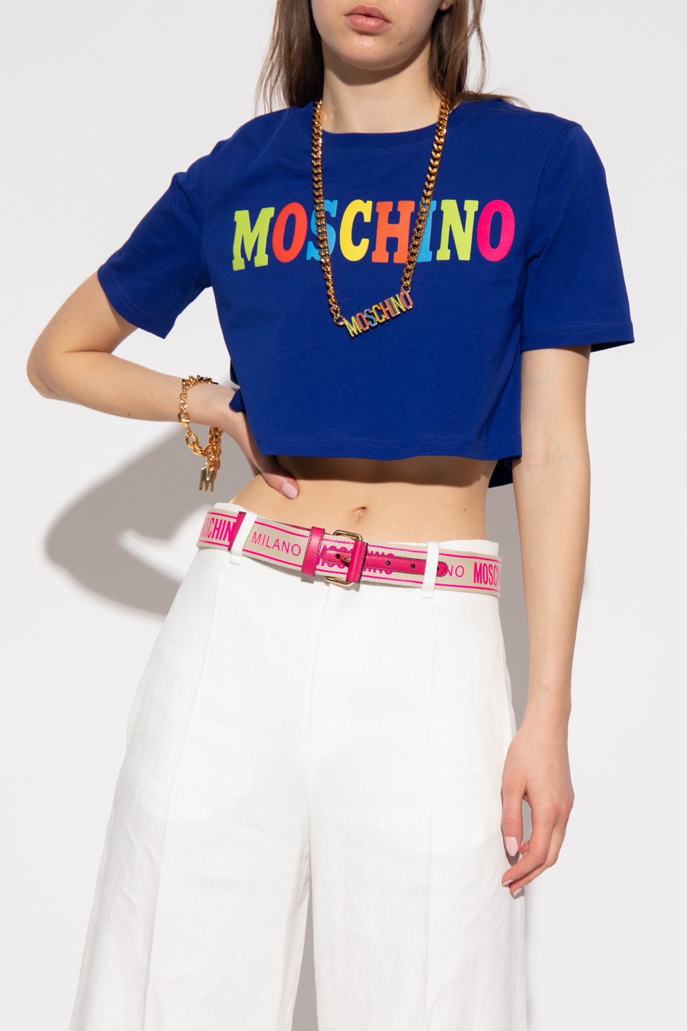 Moschino Fred Perry Twin Tipped Polo Shirt