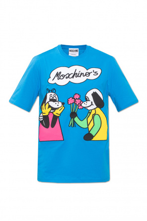 Patched t-shirt od Moschino