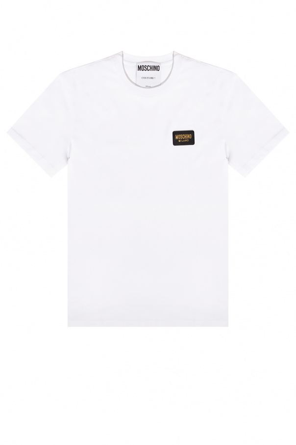 Moschino T-shirt Ikonic con stampa Nero