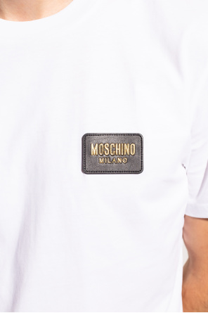 Moschino T-shirt Ikonic con stampa Nero