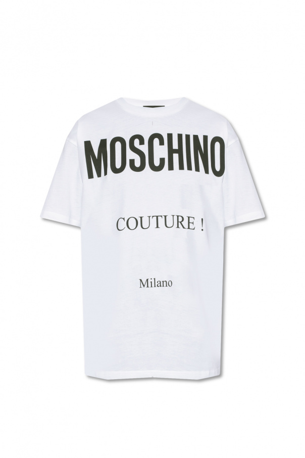 Moschino embroidered inverted logo sweatshirt