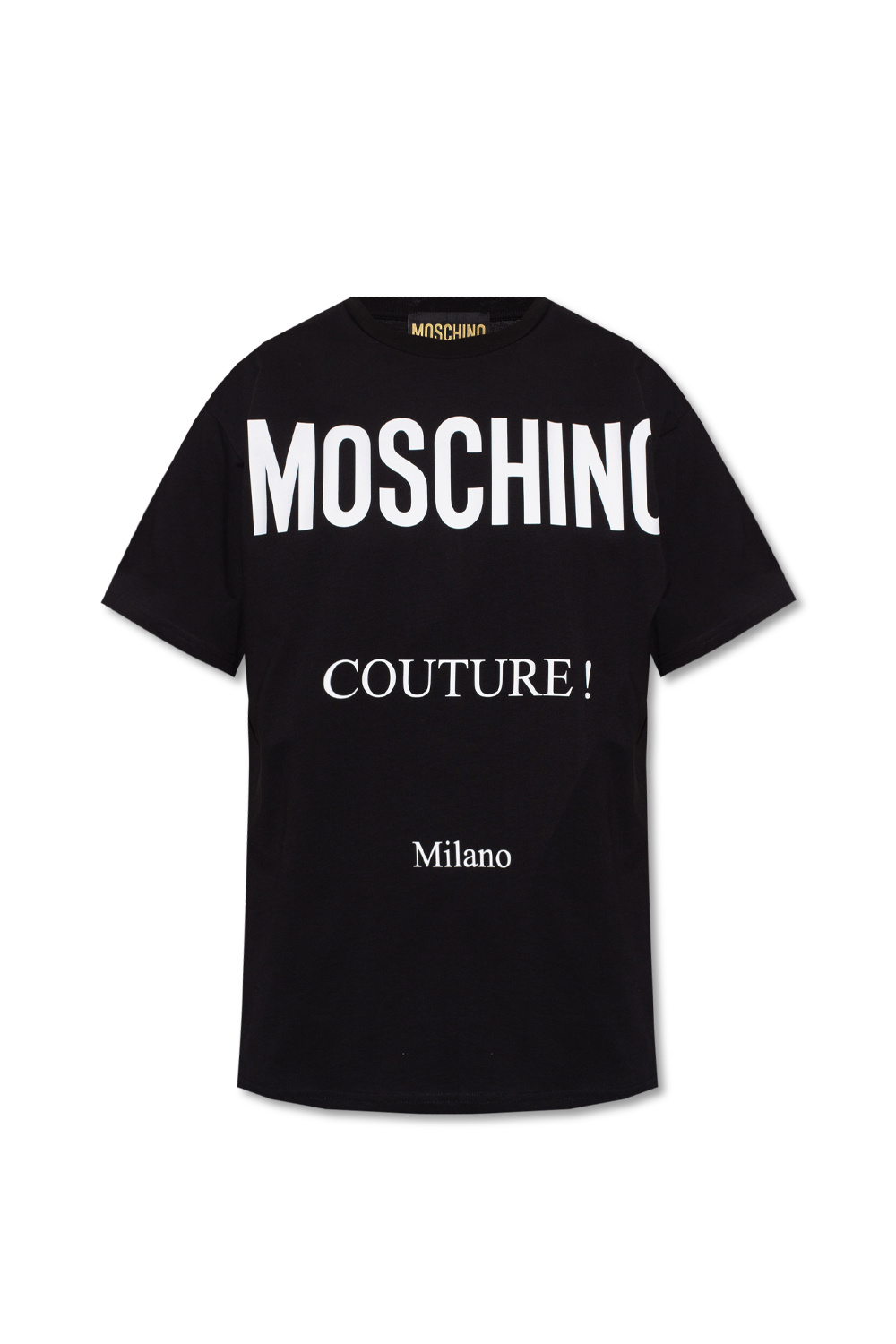 Moschino T-shirt crochet with logo