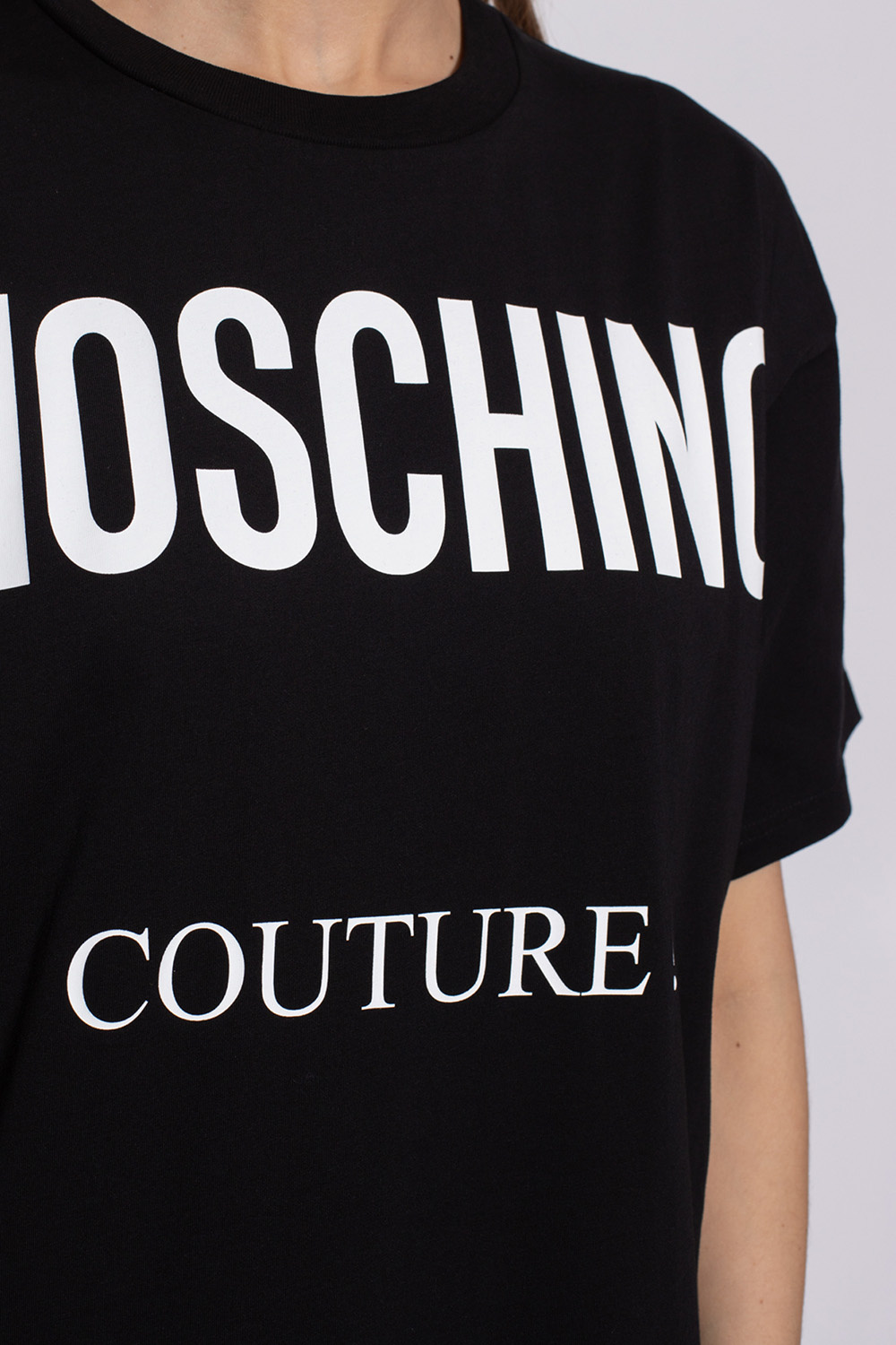 Moschino T-shirt Linen with logo