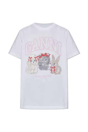 T-shirt with colorful print