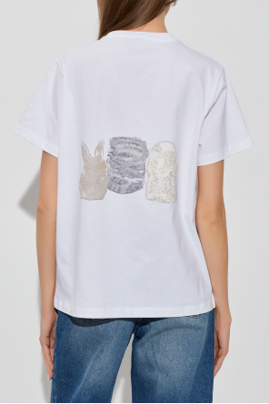 Ganni T-shirt with colorful print