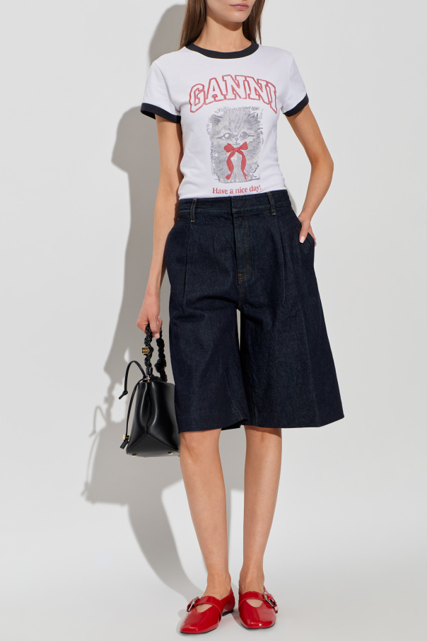 Ganni T-shirt with print