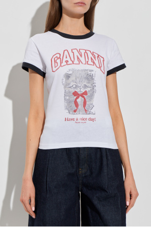 Ganni T-shirt with print