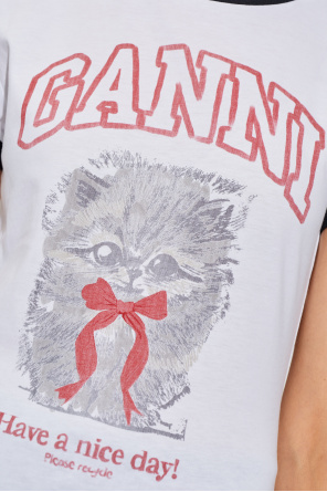 Ganni T-shirt with print
