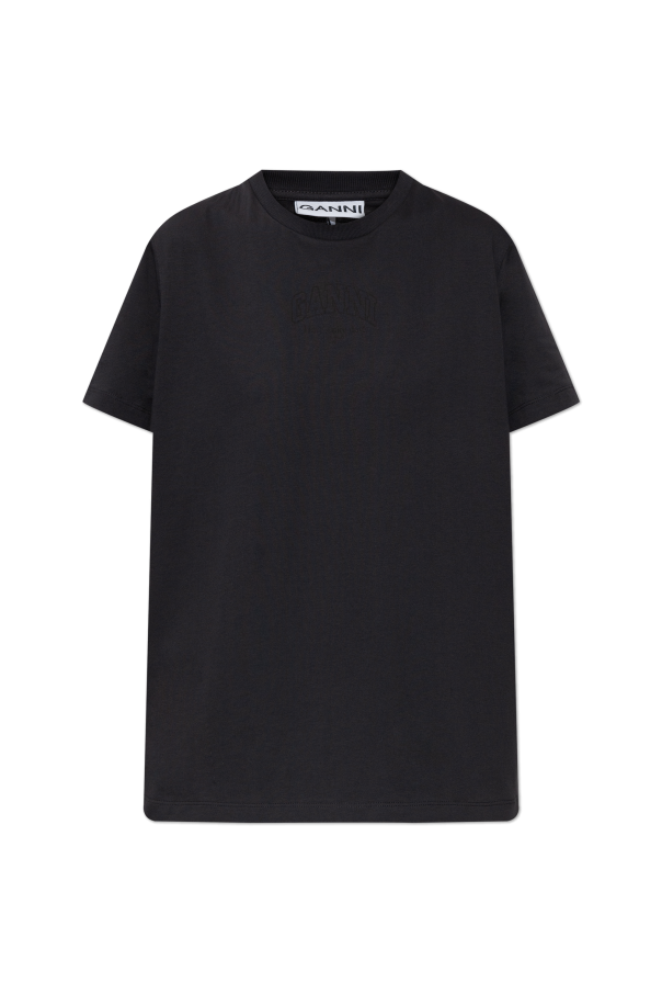 Ganni T-Shirt mit Logo