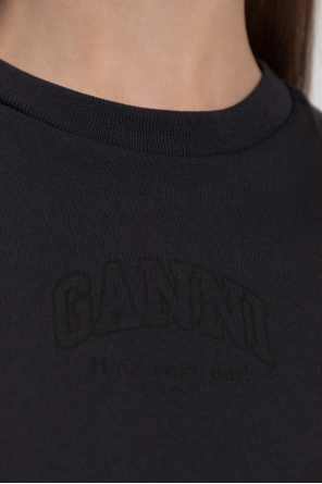Ganni T-Shirt mit Logo