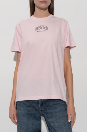 Ganni T-shirt with printed logo