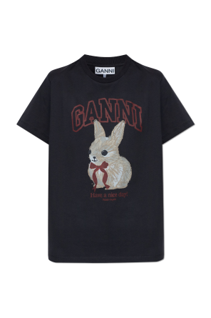 T-shirt with a colorful print