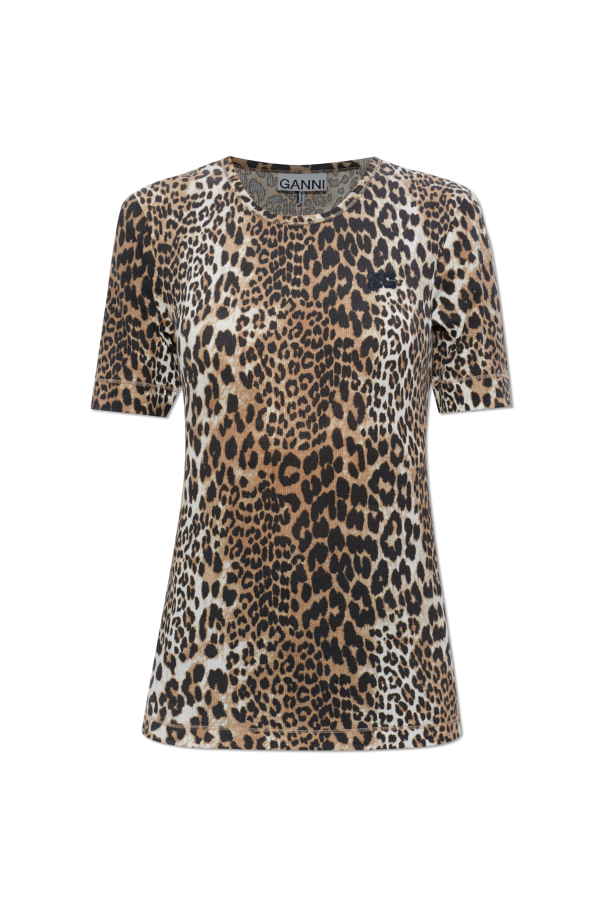 Ganni T-shirt with patch