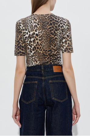Ganni T-shirt with patch