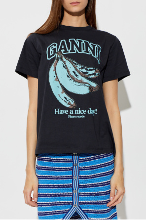 Ganni Camiseta con estampado