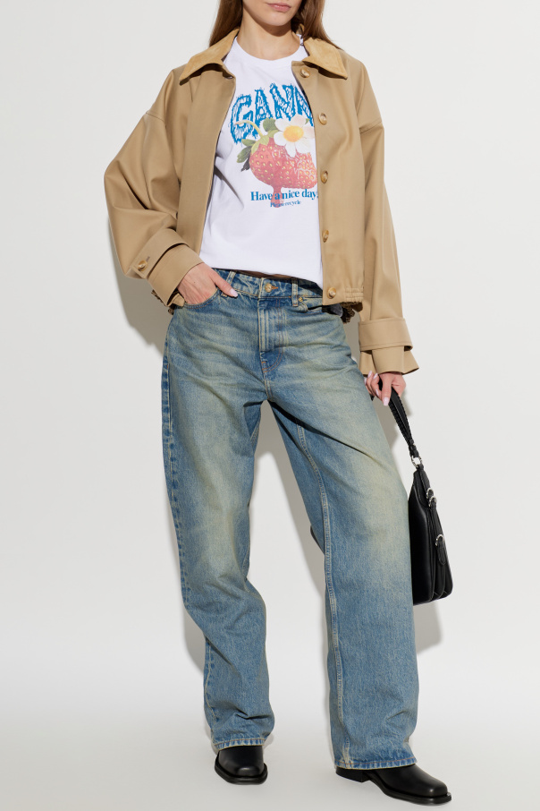 Ganni T-shirt with print