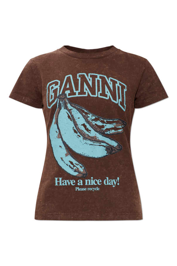 Printed T-shirt od Ganni