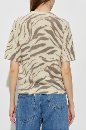 Ganni Top with animal motif