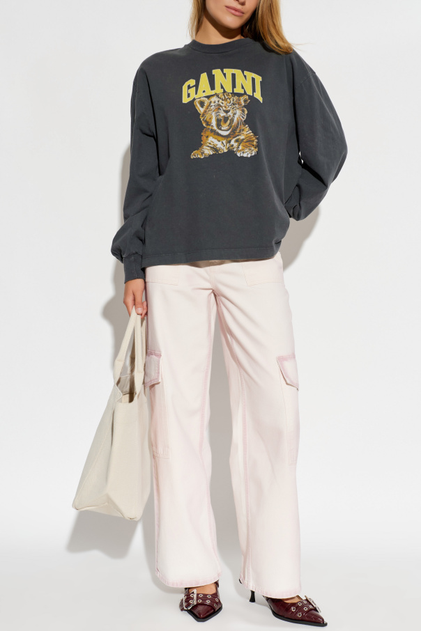 Ganni Bluza z nadrukiem