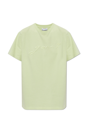 T-shirt with embroidered logo