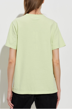 Ganni T-shirt with embroidered logo