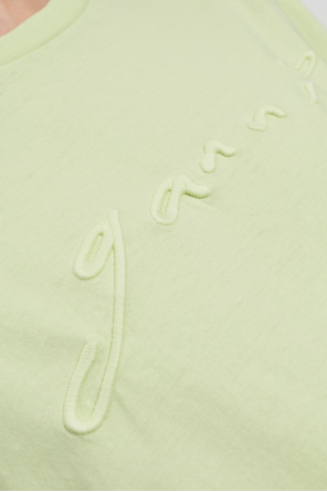 Ganni T-shirt with embroidered logo