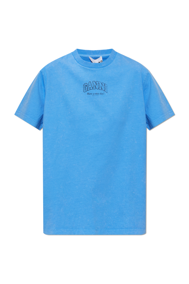 T-shirt with logo od Ganni