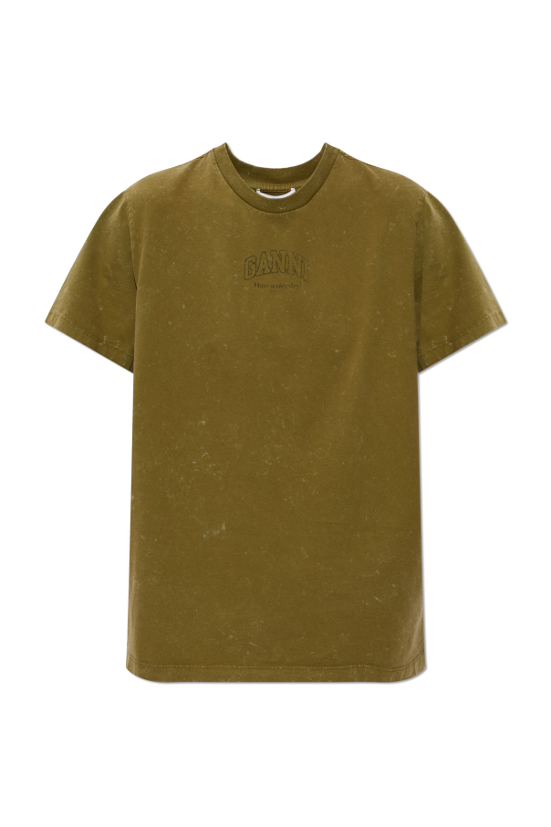 T-shirt with logo od Ganni