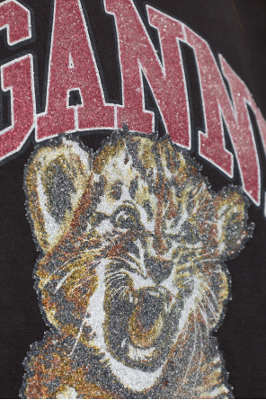 Ganni T-shirt z nadrukiem