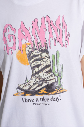 Ganni T-shirt with print