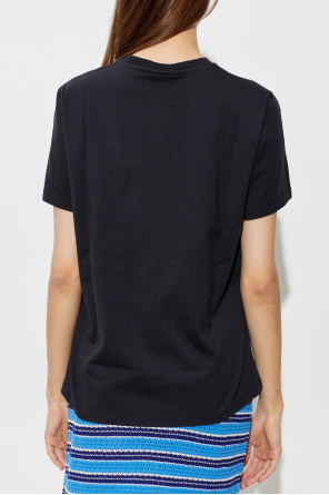 Ganni T-shirt z nadrukiem