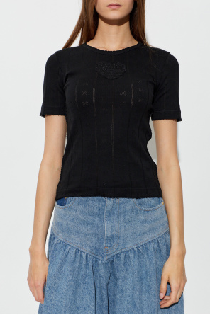 Ganni Top with a patch