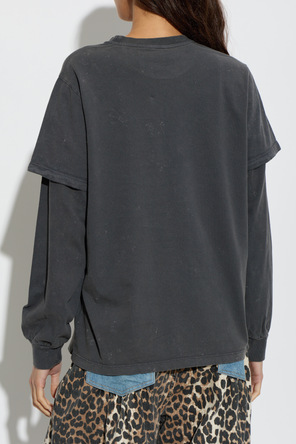 Ganni Camiseta de manga larga