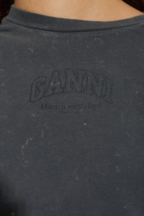 Ganni Camiseta de manga larga