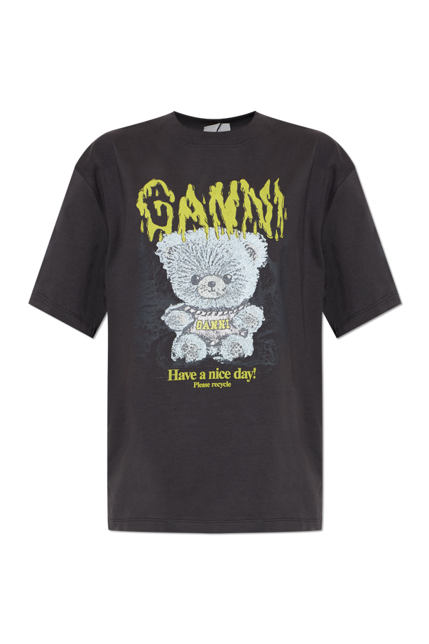 T-shirt with a colorful print od Ganni