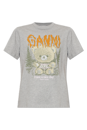 T-shirt z kolorowym nadrukiem