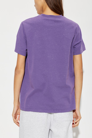 Ganni T-Shirt mit buntem Druck