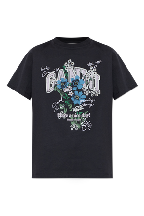 T-shirt with a colorful print