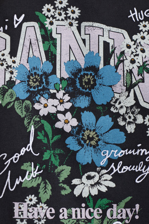 Ganni T-shirt z kolorowym nadrukiem