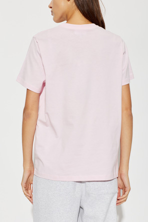 Ganni T-shirt z kolorowym nadrukiem