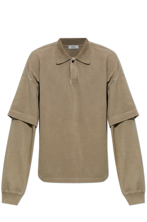 Long-sleeve polo