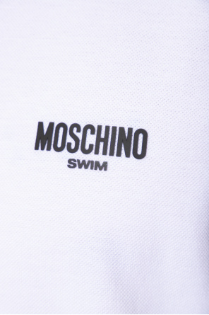 Moschino cups polo shirt with logo