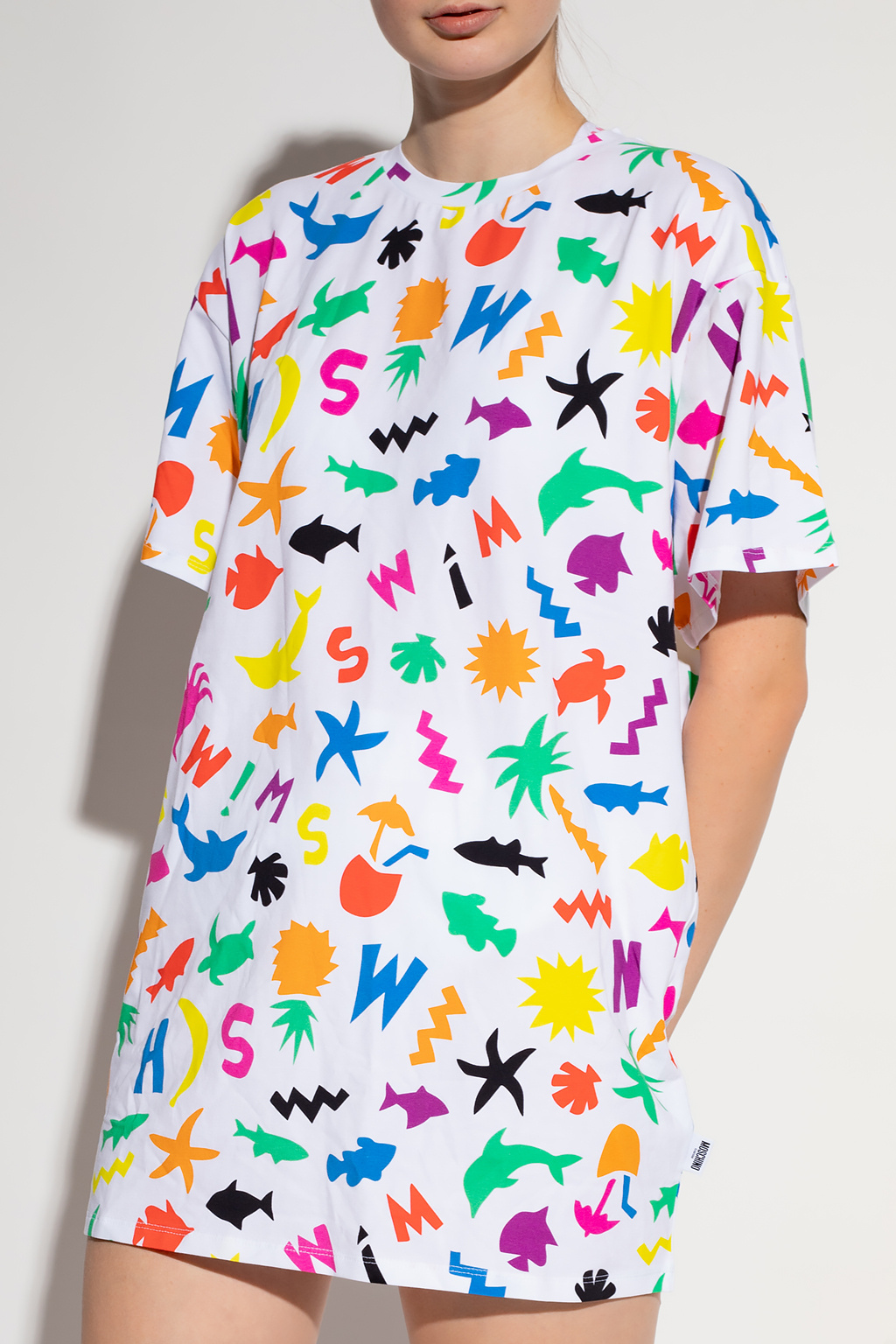 Moschino Patterned oversize T-shirt