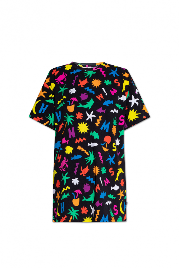 Moschino Patterned oversize T-shirt